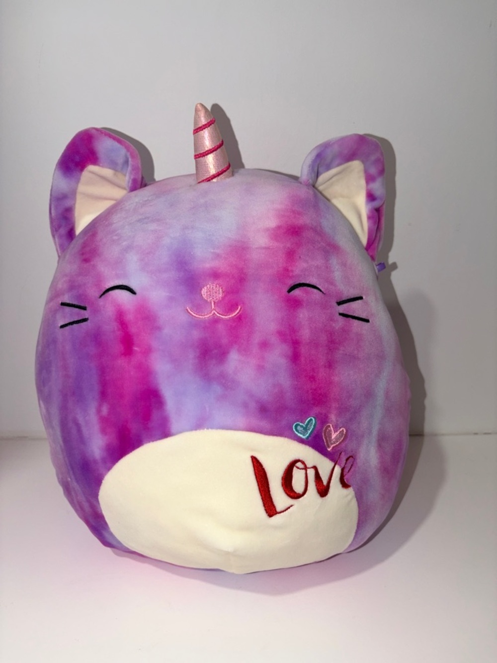 Squishmallows Kellytoy Carla (Love) the Caticorn 12"